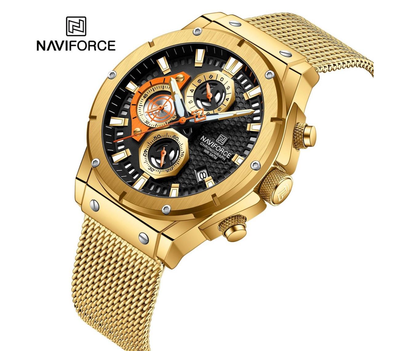 ⌛EL RELOJ PARA LOS VERDADEROS HOMBRES: NAVIFORCE 8027 S .🚛💵PAGA CONTRA ENTREGA Y ENVIO GRATIS!!! 🚛💵