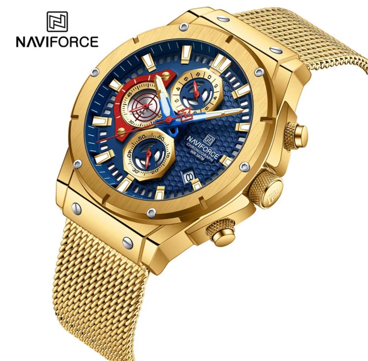 ⌛EL RELOJ PARA LOS VERDADEROS HOMBRES: NAVIFORCE 8027 S .🚛💵PAGA CONTRA ENTREGA Y ENVIO GRATIS!!! 🚛💵