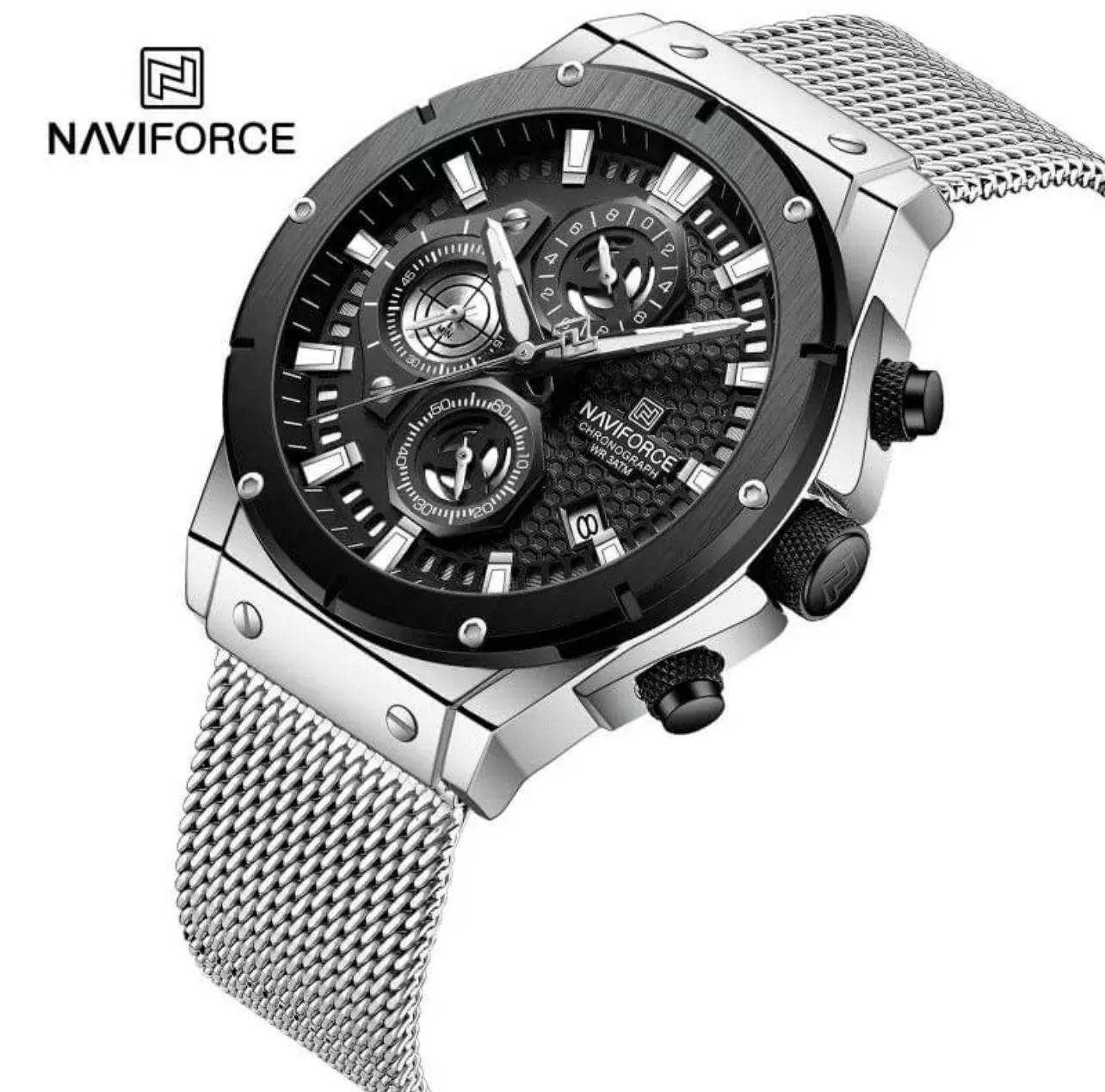 ⌛EL RELOJ PARA LOS VERDADEROS HOMBRES: NAVIFORCE 8027 S .🚛💵PAGA CONTRA ENTREGA Y ENVIO GRATIS!!! 🚛💵