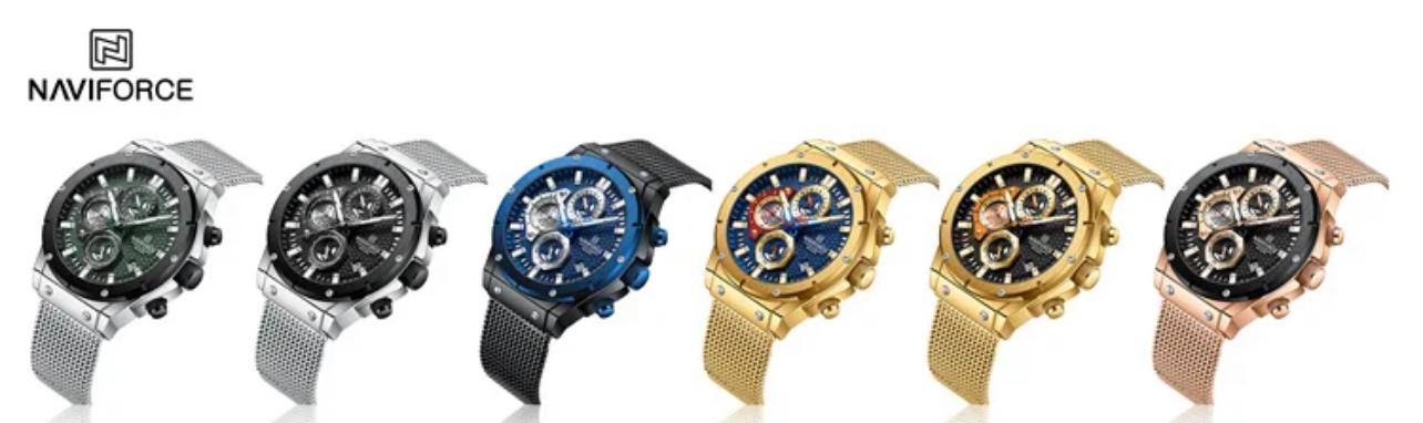 ⌛EL RELOJ PARA LOS VERDADEROS HOMBRES: NAVIFORCE 8027 S .🚛💵PAGA CONTRA ENTREGA Y ENVIO GRATIS!!! 🚛💵