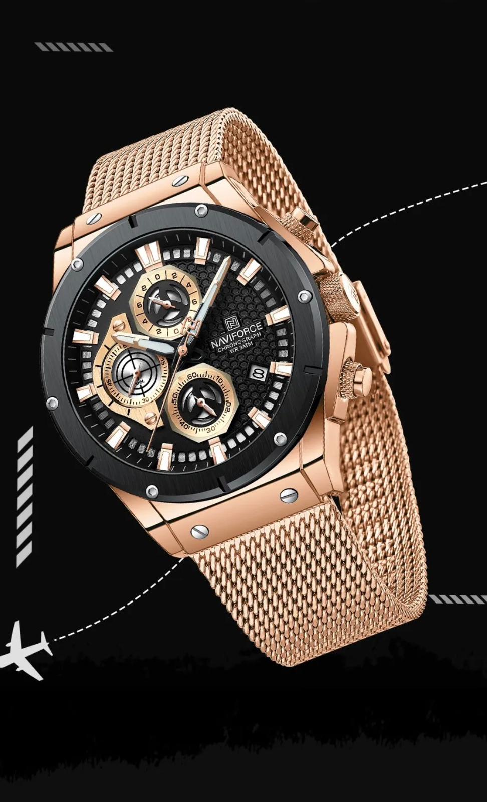 ⌛EL RELOJ PARA LOS VERDADEROS HOMBRES: NAVIFORCE 8027 S .🚛💵PAGA CONTRA ENTREGA Y ENVIO GRATIS!!! 🚛💵