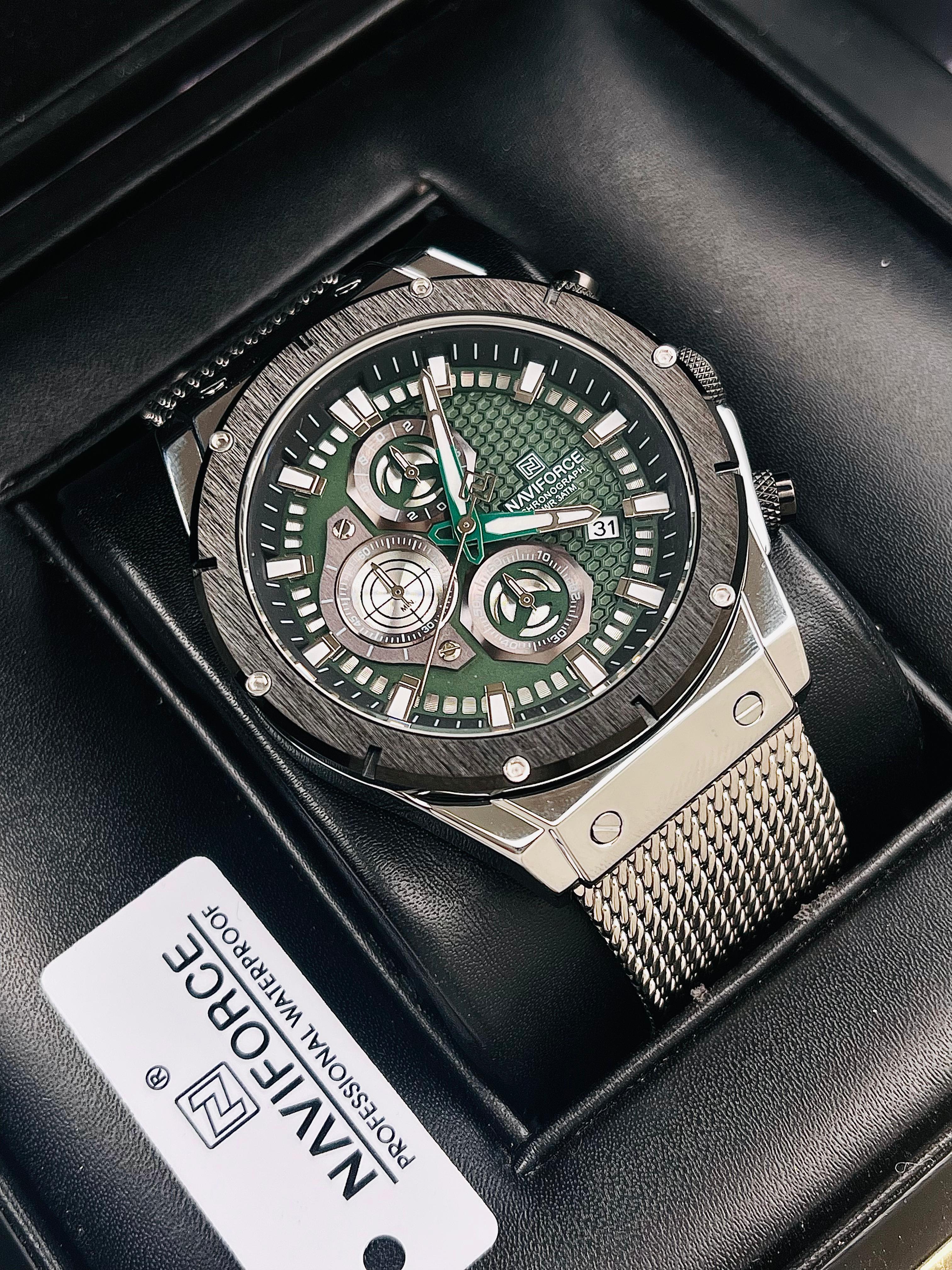 ⌛EL RELOJ PARA LOS VERDADEROS HOMBRES: NAVIFORCE 8027 S .🚛💵PAGA CONTRA ENTREGA Y ENVIO GRATIS!!! 🚛💵