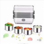 Lonchera térmica compacta y moderna para mantener comidas calientes y frescas.