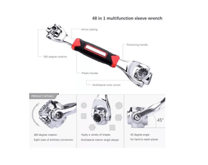 🔧🛠️DIFÍCIL ENCONTRAR LA LLAVE ADECUADA? SOLUCIONA CON LA LLAVE MÁS VERSATIL, MULTIUSOS 48 EN 1 🔧!!!🚛💵PAGA CONTRA ENTREGA Y ENVIO GRATIS!!! 🚛💵 - Sólo Enlázate On Line - 770306410010