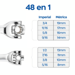 🔧🛠️DIFÍCIL ENCONTRAR LA LLAVE ADECUADA? SOLUCIONA CON LA LLAVE MÁS VERSATIL, MULTIUSOS 48 EN 1 🔧!!!🚛💵PAGA CONTRA ENTREGA Y ENVIO GRATIS!!! 🚛💵 - Sólo Enlázate On Line - 770306410010