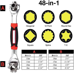 🔧🛠️DIFÍCIL ENCONTRAR LA LLAVE ADECUADA? SOLUCIONA CON LA LLAVE MÁS VERSATIL, MULTIUSOS 48 EN 1 🔧!!!🚛💵PAGA CONTRA ENTREGA Y ENVIO GRATIS!!! 🚛💵 - Sólo Enlázate On Line - 770306410010