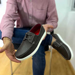 Mocasín Apache caballero en color marrón con diseño elegante y suela ultraliviana para comodidad diaria